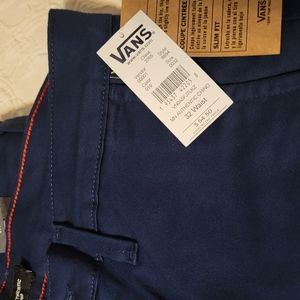 Vans 32 slim navy Chino